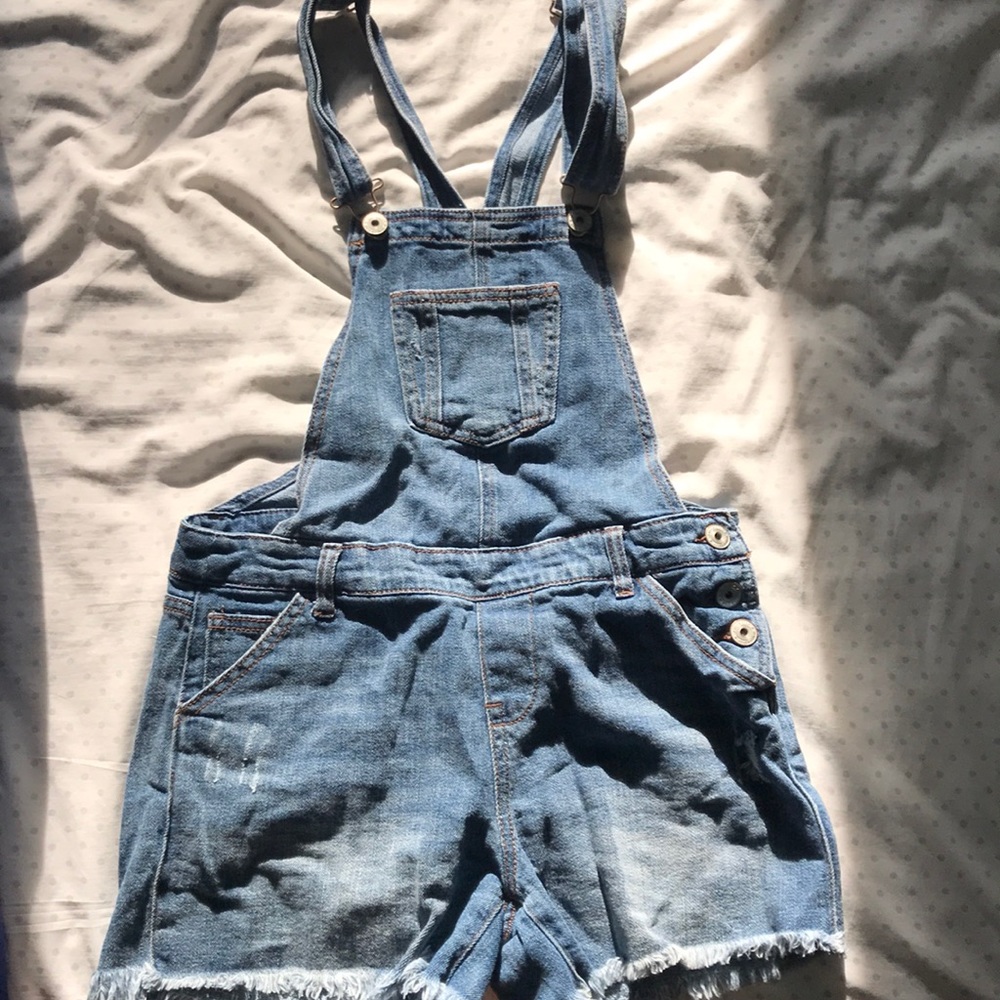Vanilla Star junior’s ripped denim shortalls